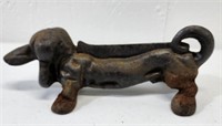 Cast iron Boot Scraper, Dog