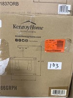 Kenroy Home Swanson 4-Light Distressed White