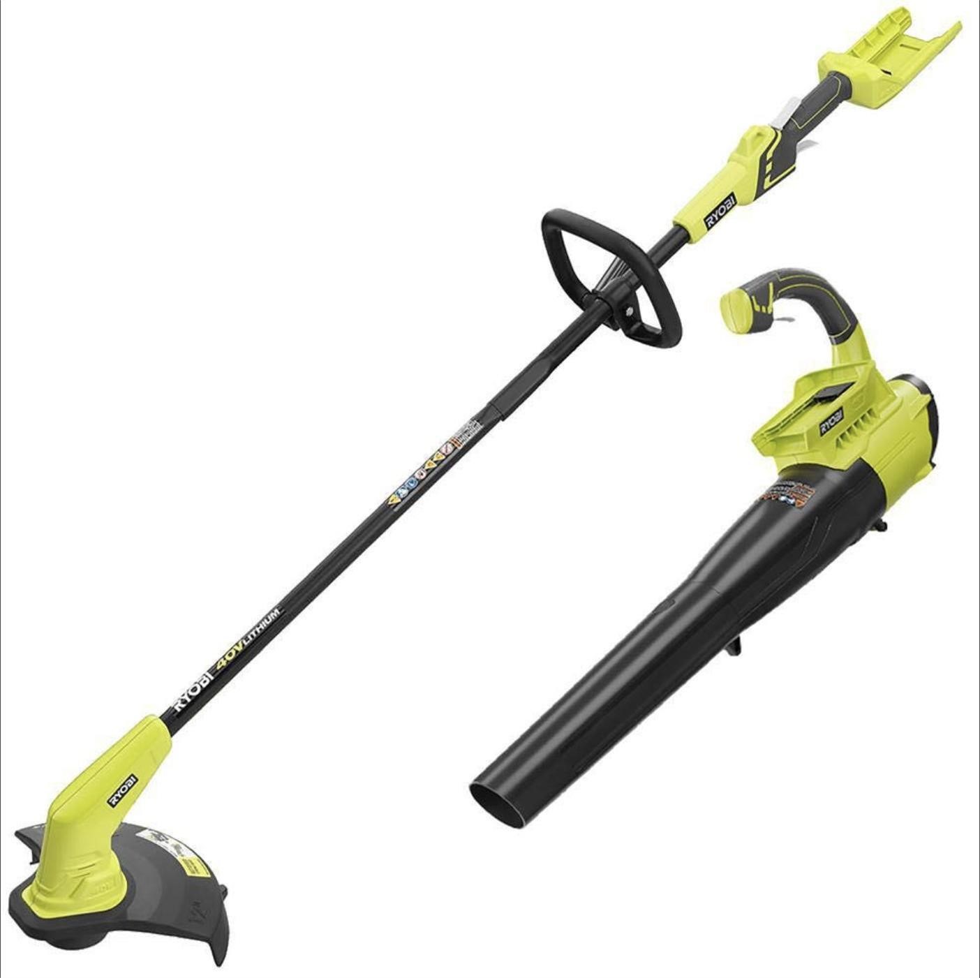 (Tools Only) RYOBI Trimmers 40-Volt Lithium-Ion Co