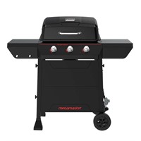 3-Burner Propane Gas Grill in Black