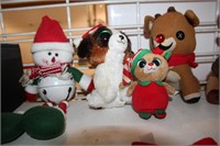 VARIOUS CHRISTMAS TOYS & DECORATIONS