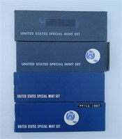 2 -1967 & 2-1966 Phila Special Mint sets