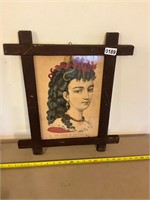 Pride of the SouthWood Framed Lady