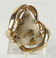 14K Gold Ring with Stone