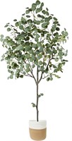 Artificial Eucalyptus Tree  6ft Fake Plant