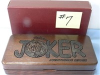 (10) Jabo Joker Adventurine Series in Walnut Case