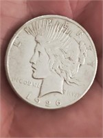 1926 S US Peace silver dollar San Francisco