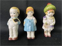 3 Vintage Porcelain Figurines