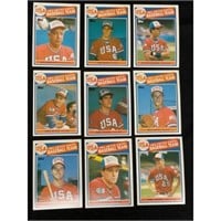 1985 Topps Team Usa Baseball Set