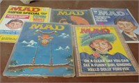 (5) Vintage MAD Magazines