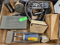 Box Lot - Misc Items Goggles, Sprayer, Pump +