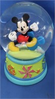 Vintage Disney Mickey Mouse Snow Globe 6"