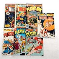 5 Plastic Man, 2 The Beast Comics