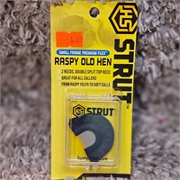 Strut Raspy Old Hen Black Retail $6.69
