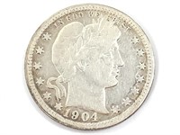 1904 Barber Quarter