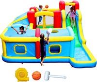 Inflatable Water Slide Park with Blower