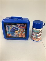 Aladdin Sonic the Hedgehog Lunch Box w/ Thermos