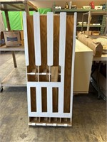 Wall shelf for canned goods 20”x48”
