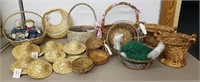 Baskets & Straw Hats For Craft Projects