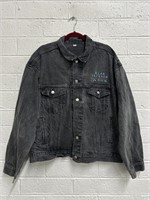 Vintage Allen Jackson Tour Gray Denim Jacket (XL)