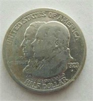 1923-S Monroe Doctrine Silver Half Dollar Coin