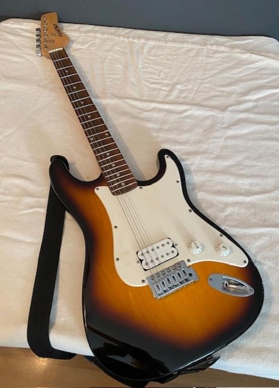 Electric Guitar with strap