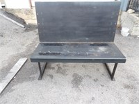 60" Black Bench