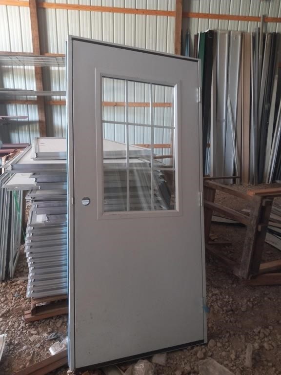 36"x82" steel clad door