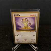 Gold Border Meowth Promo Card