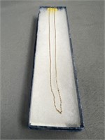 14K Gold 18 Inch Necklace