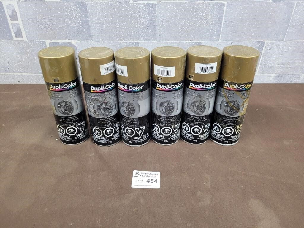 6 Dupli-Color wheel coating spray paint