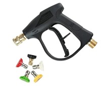*Pressure Washer Gun with 5 Water Nozzle Tips*