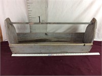 Antique Dowel Handle Carry Toolbox