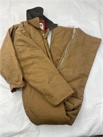 KEY Coveralls, Insulated, Size SR, Long Sleeve,