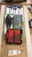 PVC cutter, socket set, wrench set