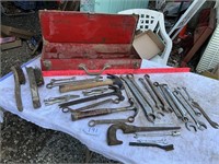 Tool Box, Wrenches, Hammers