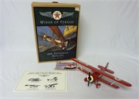 Ertl Wings of Texaco Stearman Biplane Coin Bank