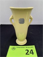 Abingdon Pottery Yellow Vase