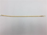 14k Yellow Gold chain bracelet