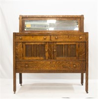Furniture Antique Mission Style Sideboard