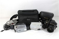 JVC Camcorder, Profile 1000iX Camera, Olympus +