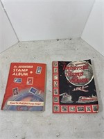 Lot of 2 Vintage Stamp Books