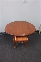 Round Drop Leaf Side Table