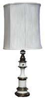 Beautiful White & Gold Table Lamp