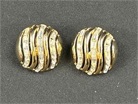 Corocraft marked clipon earrings