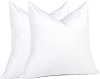 Euro Pillow Inserts 26x26  Down Feather  2Pk