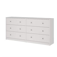 1 Tvilum Portland 6-Drawer Double Dresser in