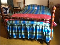 Turned Wooden Bed