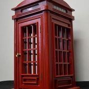 WORKING TELEPHONE BOOTH - 20" TALL