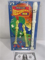 New NOS my fun to learn recorder, book & recorder